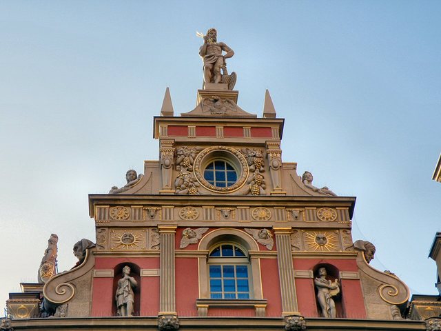 Gdańsk-zima 2009 - Kamieniczka  na  Długim Targu