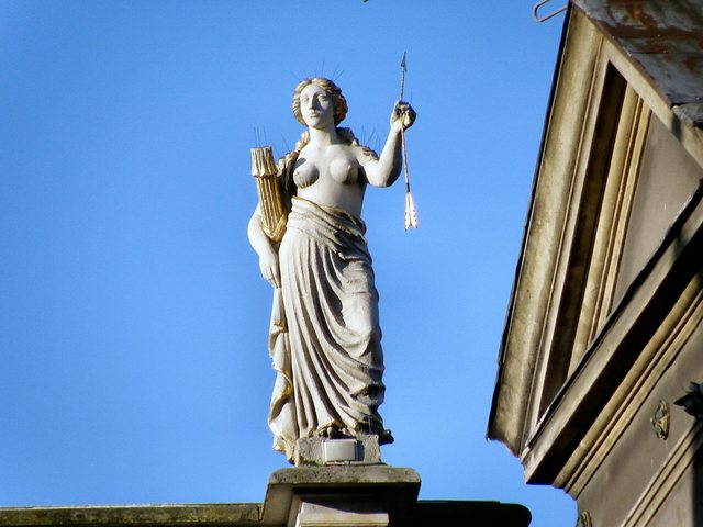 Gdańsk-zima 2009 - Złota  Brama, Prudentia 