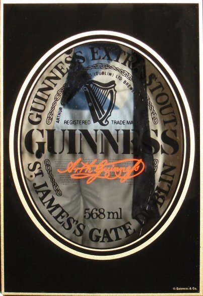 Dublin - Guinness Factory- pamiatkowe  lustro