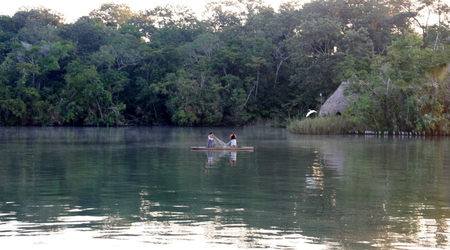 Rio Dulce rybacy – Gwatemala