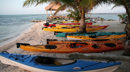 Belize - kajaki – Glover reef