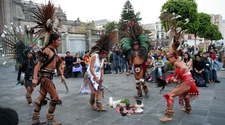 Indianie na Zocalo – Mexico city, Meksyk
