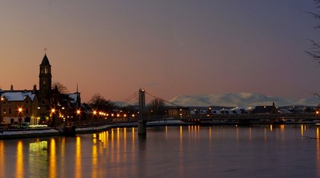 Inverness wieczorem – Wielka Brytania