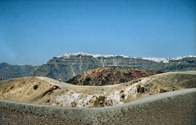 Nea  Kameni - krater  wulkanu