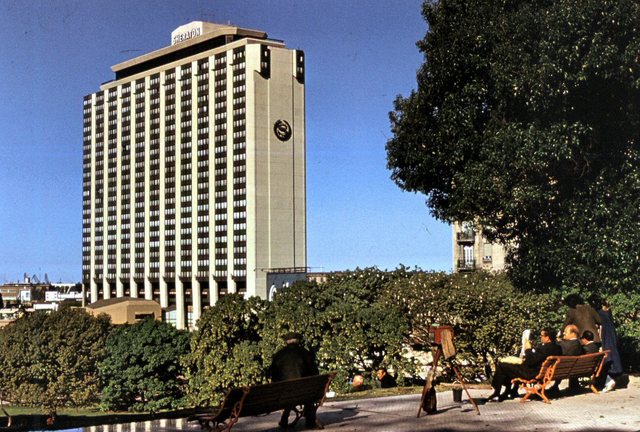Bs.As - Hotel Sheraton i  początek calle Florida