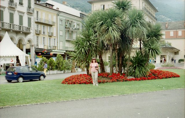 Locarno- kanton Ticino - plac  w  centrum