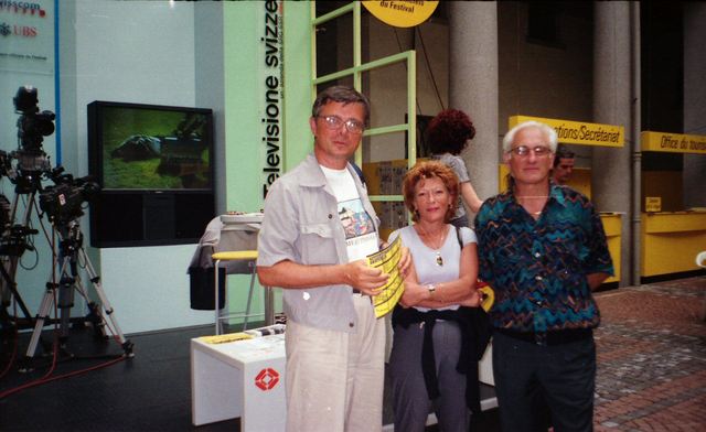 Locarno- kanton Ticino - centrum prasowe  Festiwalu  Filmowego