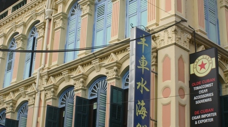 Singapur- budynki w China Town