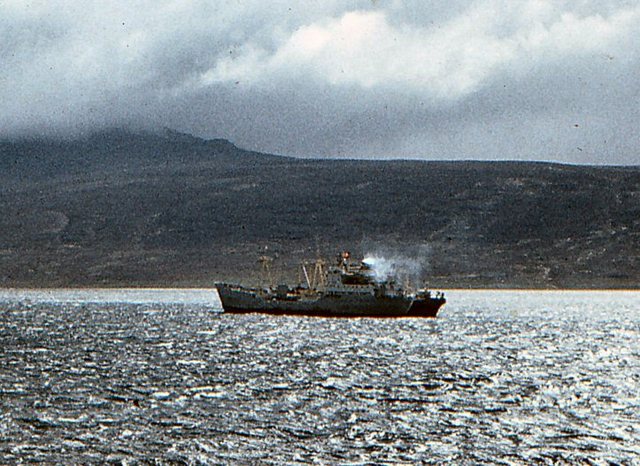 Wyspy  Kerguelena - rejs  R.V. Profesor  Siedlecki - Rosjanie  są wszędzie!