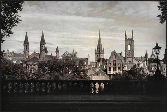 Aberdeen-panorama  na  stare miasto