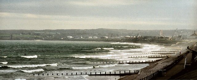 Aberdeen- widok na  wybrzeże