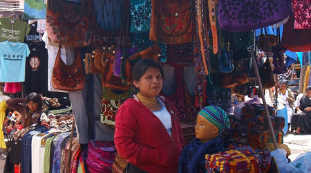 Na targu w Otavalo – Ekwador