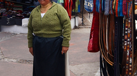 Na targu w Otavalo – Ekwador