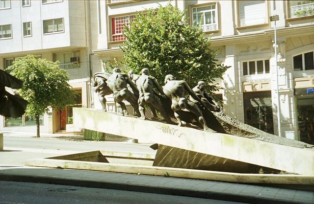 Vigo - pomnik  rybaków