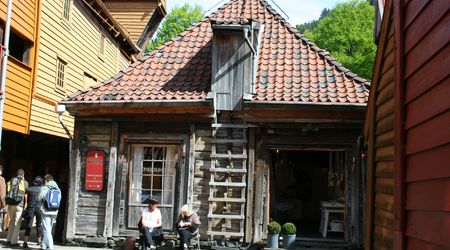 stara część Bergen – Norwegia