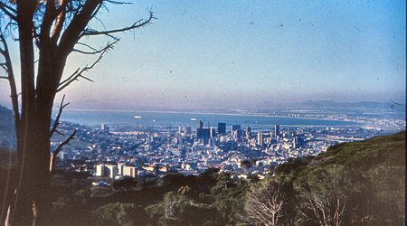 Cape Town - spod  Table  Mountain – Republika Południowej Afryki