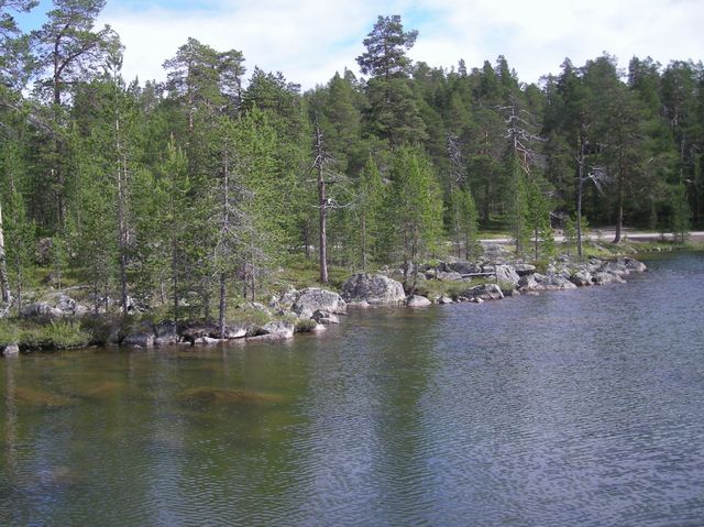 Finlandia widok z kladki 