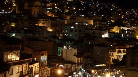 Taxco nocą – Taxco de Alarcón, Meksyk