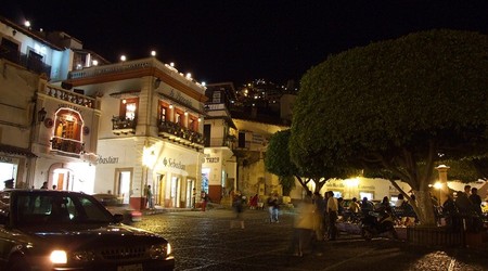 Taxco nocą – Taxco de Alarcón, Meksyk