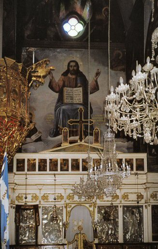 Kreta-Chania-wnetrze  świątyni grekokatolickiej