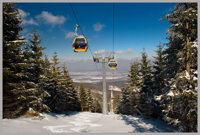 Pejzaż zima 07.03.2010r