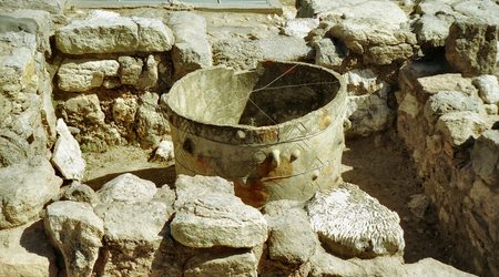 Knossos -ruiny  pałacu  króla  Minosa – Grecja