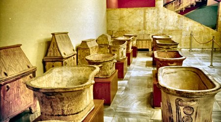 Knossos -wanny   a  potem  trumny  minojczyków – Grecja