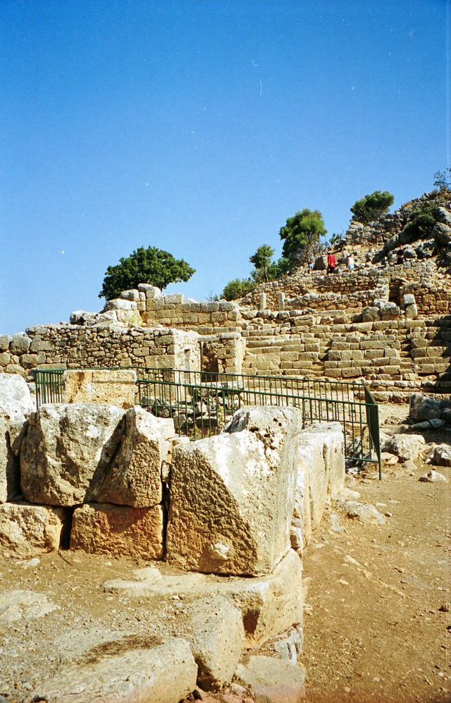 Knossos -ruiny  pałacu  króla  Minosa