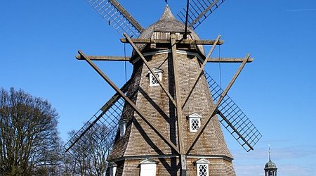 Kopenhaga wiatrak w Kastellet – Dania