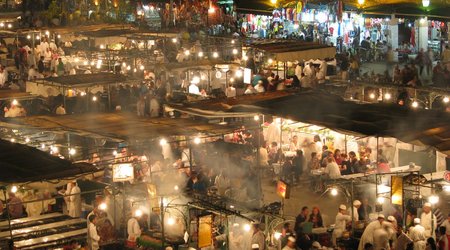 Maroko - Marrakesz - Dżemaa el-Fna