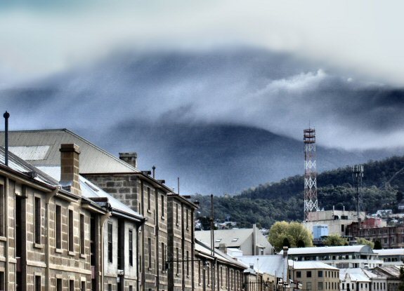 Hobart-widok  na górę Wellingtona