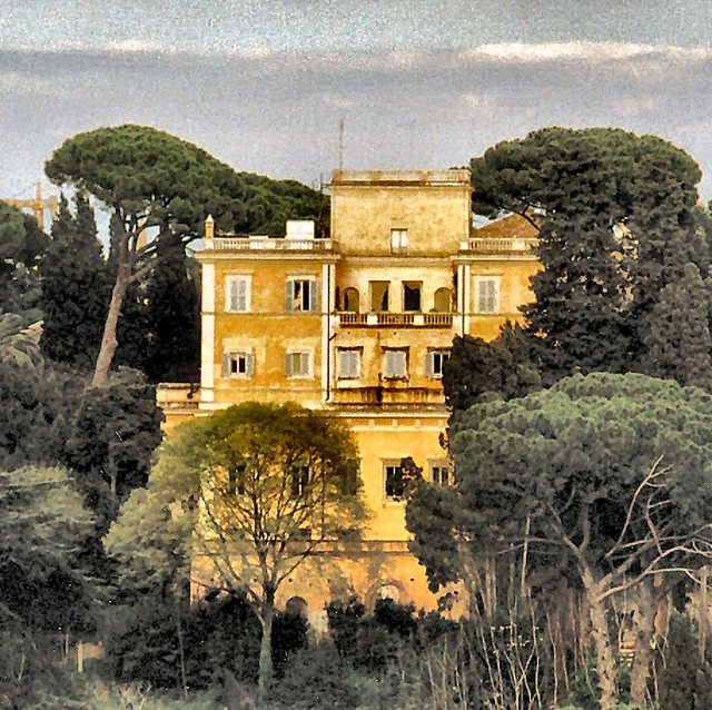 Rzym -  historyczna  willa partycjusza