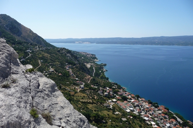 Omiś - widok z twierdzy Starigrad