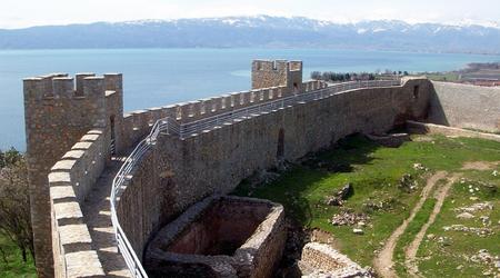 Ruiny Zamku, Ohrid, Macedonia