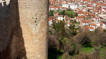 Ruiny Zamku, Ohrid, Macedonia