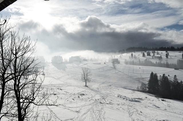 widok z okienka