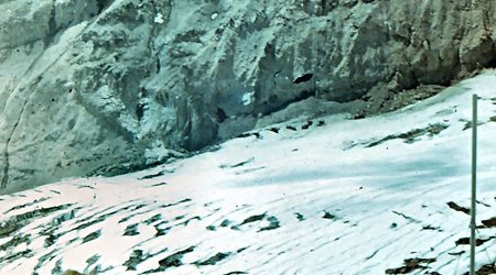 Park  Narodowy  Mt. Rainier - lodowiec  pod wulkanem – Mount rainier, Stany Zjednoczone Ameryki