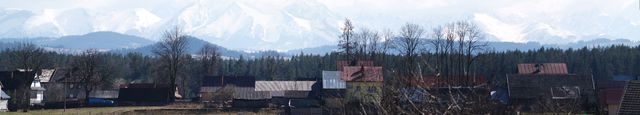 Tatry widok z Harklowej