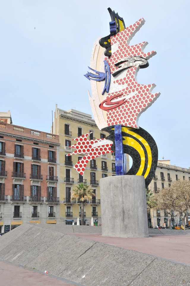 Dsc 1634 dzieło Roya Lichtensteina - Twarz Barcelony