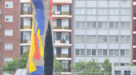 Dsc 2400 rzeźba Joan Miro - Kobieta i ptak – Barcelona, Hiszpania