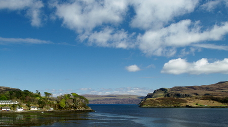 wyjazd z Portree – Isle of Skye, Wielka Brytania