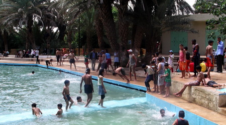 Baseny w uzdrowisku - oazie Menskis – Agadir, Maroko