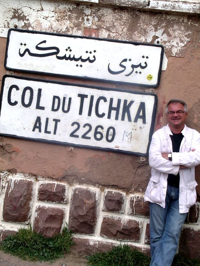 Najwyżej polożona przelęcz drogowa Tichka  w Wysokim Atlasie 