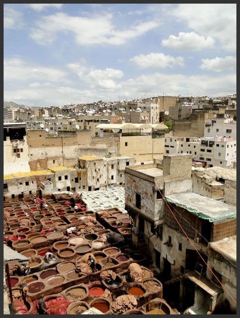 Fes - garbarnia skór