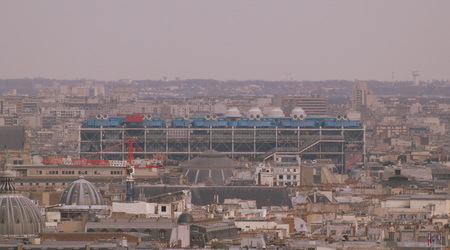 Widok z łuku - Centrum Pompidou – Paryż, Francja