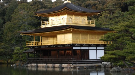 Kioto, zlota Świątynia Kinkaku – Japonia