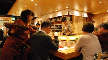 Kioto, sushi bar – Japonia