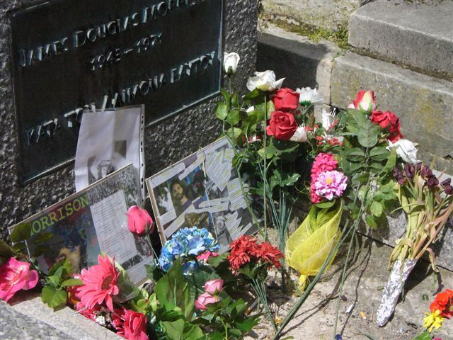 Cmentarz Père-Lachaise - Grób Morrisona