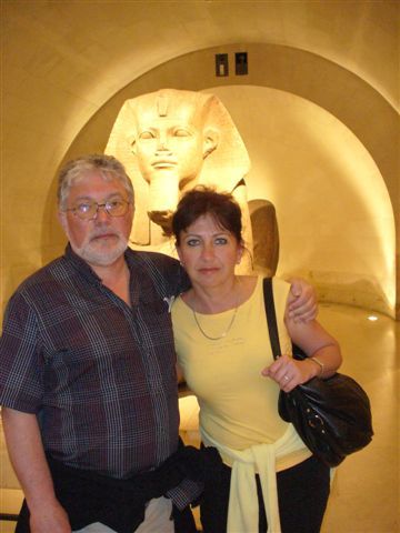 Luwr - przed Sfinksem