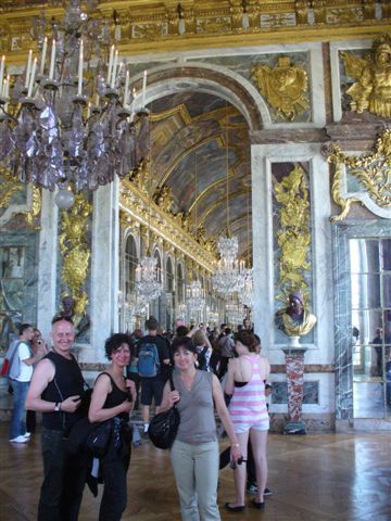 Pałac w Wersalu sala lustrzana